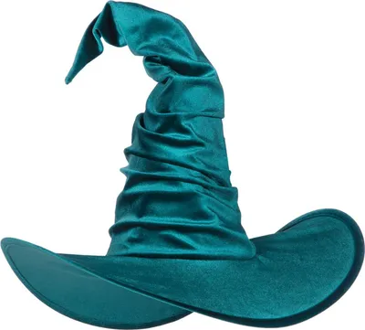 Image de Chapeau de sorcière turquoise - Costume de carnaval pour femmes