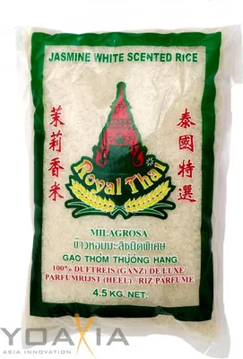 Produktbild von 4,5kg Royal Thai Langkorn Duftreis ganzes Korn Deluxe Jasmireis aus Thailand