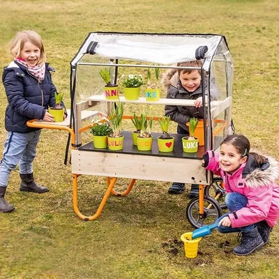 Produktbild von Top Trike Gewächshaus Spielzeug mobil Little Gardener Lernspiel Garten