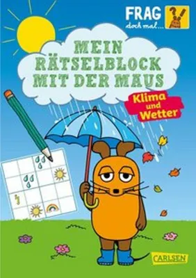 Produktbild von Frag doch mal ... die Maus: Mein Rätselblock mit der Maus - Klima und Wetter