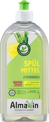 Immagine prodotto di ALMAWIN Detersivo Piatti Citronella 500ml – Serbasante naturaale biologicologico
