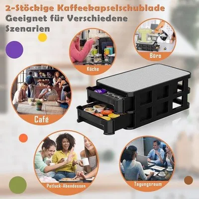 Produktbild von Famanu Kaffeekapselhalter - für 42-100 Kaffeekapseln