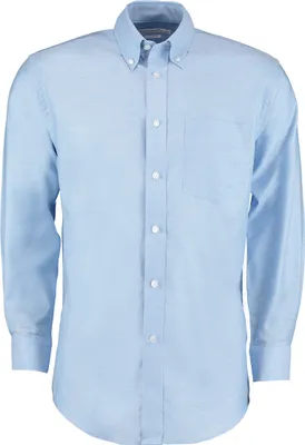 Produktbild von Kustom Kit Herren Arbeits Langarm Oxford Shirt RW6329 (14in) (Hellblau)