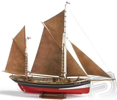 Imagen del producto de Billing Boats FD 10 Yawl, modelo de embarcación personal, kit de montaje, 1:50, FD 10 Yawl, apto para cualquier género, multicolor