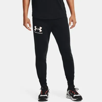 Produktbild von UNDER ARMOUR Rival French Terry Jogginghose Herren 001 - black/onyx white XXL