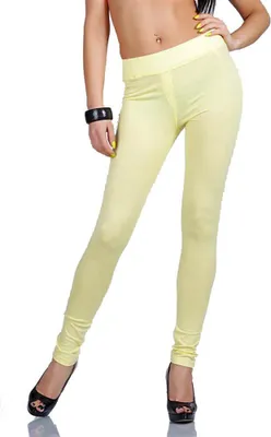 Produktbild von Damen Leggings Hosen; Gelb/S/M