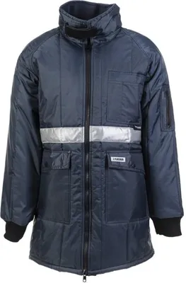 Produktbild von Größe S Herren Planam Kühl-/Gefrierhaus Gefrierhaus Parka marine Innenfutter rot Modell 5131