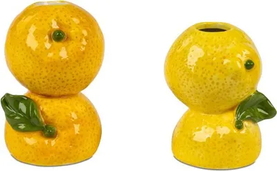 Produktbild von Blumenvase Vase Zitrone 11cm aus Keramik