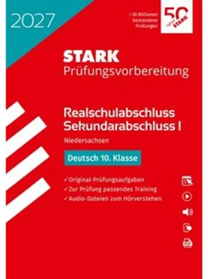 Produktbild von STARK Deutsch - Realschulabschluss 2027 Niedersachsen - Prüfungsvorbereitung