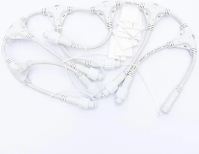 Zdjęcie produktu dla DECOLED T-Hub, 7 gniazd, biały, IP44