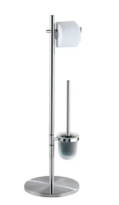 Produktbild von WENKO Klo Bürste Toiletten Halter Toilette Garnitur Halter Ständer PIENO