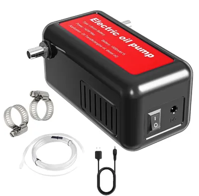 Zdjęcie produktu dla Elektryczna pompa olejowa, wysoka wydajność, przenośna konstrukcja, kolor czarny