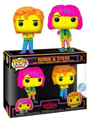 Zdjęcie produktu dla Funko Pop! Television: Stranger Things – Robin i Steve, edycja specjalna – zestaw 2 figurek