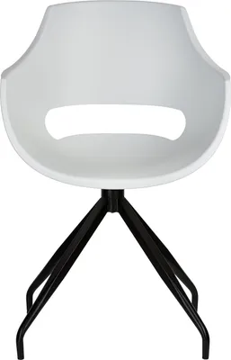 Produktbild von Stuhl 4er-Set Reggae Esszimmerstuhl Armlehne Kunststoff White