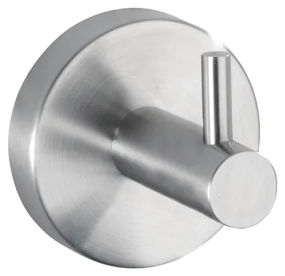 Produktbild von WENKO Wand Haken Edelstahl matt Kleider Garderoben Uno BOSIO Bad WC Küchen