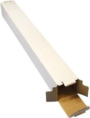 Obrázek produktu pro Kartonové krabice pro balení - balení 100 x 100 x 920 mm, bílé - 100 kusů