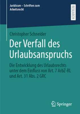 Obrázok produktu pre Der Verfall des Urlaubsanspruchs