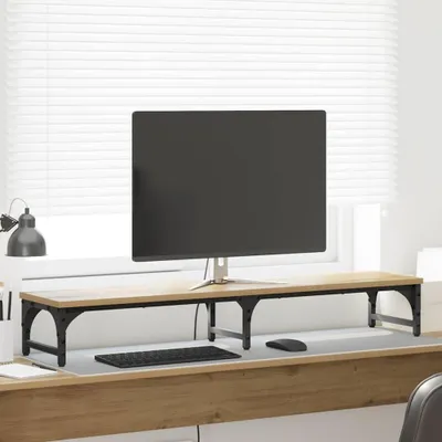 Productafbeelding van Monitorstandaard van Hout voor Ergonomische Kijkhoogte