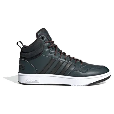 A single Adidas Hoops 3.0 Mid WTR shoe is shown against a white background.