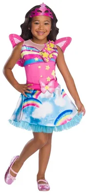 Produktbild von Rubie's Barbie Offizielles Barbie-Kostüm, Fee, Dreamtopia (Kinder), Größe 2-3 Jahre