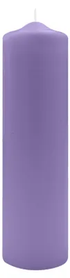 Produktbild von Spitzkopf Stumpen Kerzen Lavendel Lila 30 x Ø 8 cm, 6 Stück