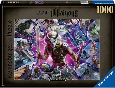 Obrázek produktu pro Puzzle 1000el Marvel Villainous: Kilmonger 169061 RAVENSBURGER p5