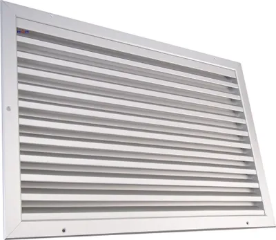 Produktbild von Lüftungsgitter LG 6040 RAA Lamellengitter Alu 645 x 445 mm Zuluft Abluftgitter