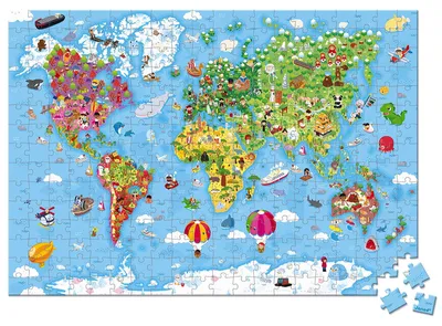 Obrázok produktu pre Janod Puzzle World Giant