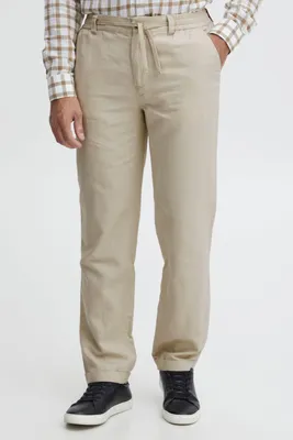 Produktbild von CASUAL FRIDAY CFPandrup Herren Leinenhose Stoffhose Leinen Mix Regular Fit mit Kordeln