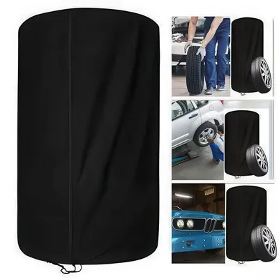 Produktbild von Reifentasche Universale Reifenabdeckung Auto Reifentaschen Wasserdicht Staubdicht Reifenhülle Reifensack 18 19 20 21 22 Zoll, für 4 Reifen, 85x120cm