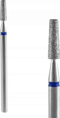 Obrázek produktu pro Diamantová fréza Stalek's, zkosený kužel, modrá 2,5/8 mm FA70B025/8