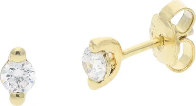Produktbild von Ohrstecker Silber 925 Gold plattiert Zirkonia JL30-06-4418 JuwelmaLux