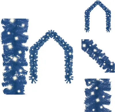 Produktbild von vidaXL Weihnachtsgirlande mit LED-Lichtern 20 m Blau -  Weihnachtsbeleuchtung
