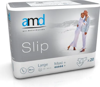 Image de AMD Slip Maxi+ Large - 1 paquet de 20 protections