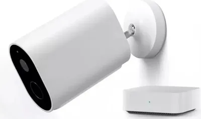Obrázek produktu pro Xiaomi EC2, Bezpečnostní IP kamera, Vnitřní, Bezdrátový, Strop/zeď, Černá, Bílá, ABS (akrylonitril-butadien-styren)