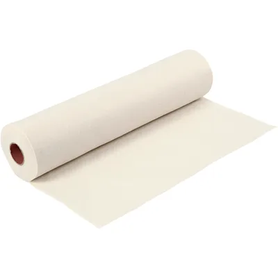 Produktbild von Creativ Company Hobbyfilz, B: 45 cm, Stärke 1,5–2 mm, 180–200 g, gebrochenes Weiß, 5 m 1 Rolle