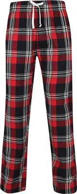 Produktbild von SF Men SF083 | Herren Tartan Lounge Pants - Farbe: Red-Navy Check - Größe: L