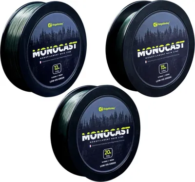Produktbild von RidgeMonkey MonoCast Hauptschnur - 1000m monofile Karpfenschnur, Durchmesser/Tragkraft:0.40mm / 9.0kg / 20lb