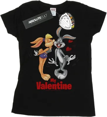 Produktbild von Looney Tunes - "Valentine's Day" T-Shirt für Damen BI27377 (L) (Schwarz)