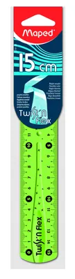 Image de Maped 279110 Règle Twist'n Flex - 15 cm, assortie, dans un étui plastique