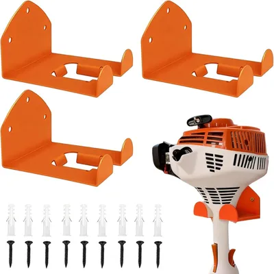 Productafbeelding van 3 Stuks Wandhouder Voor Grastrimmer,Motorzeisenhouder,Grasmaaier Hanger,Grastrimmer Rek Voor Elektrisch Gereedschap,Tuingereedschap,Garagetrimmer