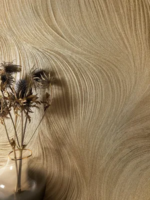 Produktbild von NEWROOM Tapete Kady Gold Vliestapete - Modern Linien Wellen  Germany