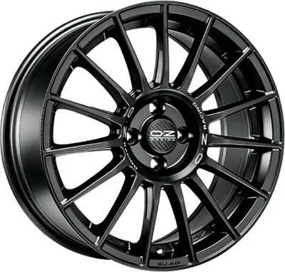 Produktbild von ALUFELGE OZ Racing SUPERTURISMO LM 8x18 5x112 ET 45 MATT BLACK SILVER LETTERING