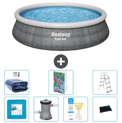 Produktbild von Bestway Fast Set Rund - 457x107 cm - 8-teilig  S514