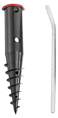 Image de LEIFHEIT Bodendübel mit Eindrehstange Standrohr-Ø 50mm 101101 4006501856067