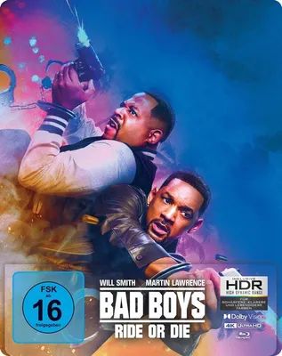 Produktbild von Bad Boys: Ride or Die limitiertes Steelbook (4K-UHD+Blu-ray)