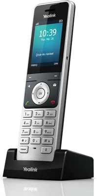 Produktbild von DECT-Telefon-Mobilteil Anrufer-Identifikation Schwarz, Silber