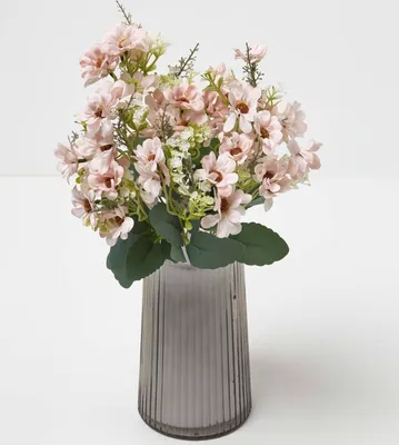 Obrázek produktu pro HOMESCAPES Divoké sedmikrásky – umělá kytice růžová, 46 cm