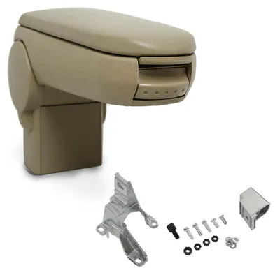 Produktbild von Mittelarmlehne Armlehne Leder Bezug Beige für Skoda Octavia I 1U 1997-2002