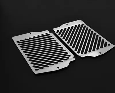 Produktbild von ZIEGER Kühlerabdeckung kompatibel mit Triumph Tiger 900 Clean silber